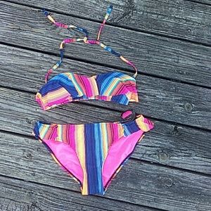 No Boundaries ruffled bikini